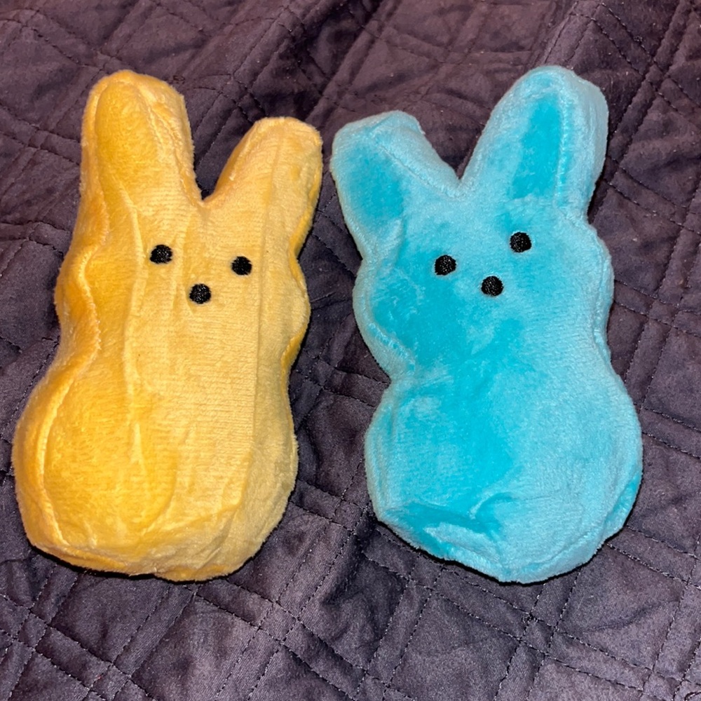 Set of 2 Easter Bunnies 4.7 inches
